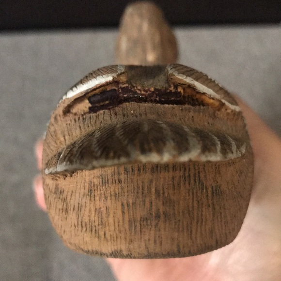 Vtg Signed Earl Houck hand carved wood duck - Picture 5 of 9